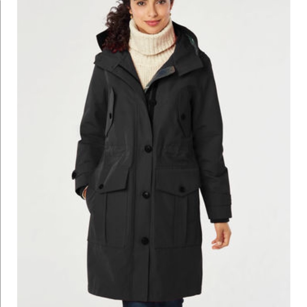 PENDLETON • Spokane Rain Parka Black, sz Small